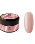 FOX Acryl Gel Silk i varm rosa nyanse med pudderundertone, sofistikert.