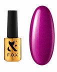Burgunder Cat Eye gellack F.O.X 011 med plommefarget glans