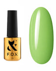 Lime grønn gellack pastel F.O.X Spring 007 frisk tone