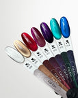F.O.X Cat Eye gellack i elegante nyanser med levende lysspill og Cat Eye effekt