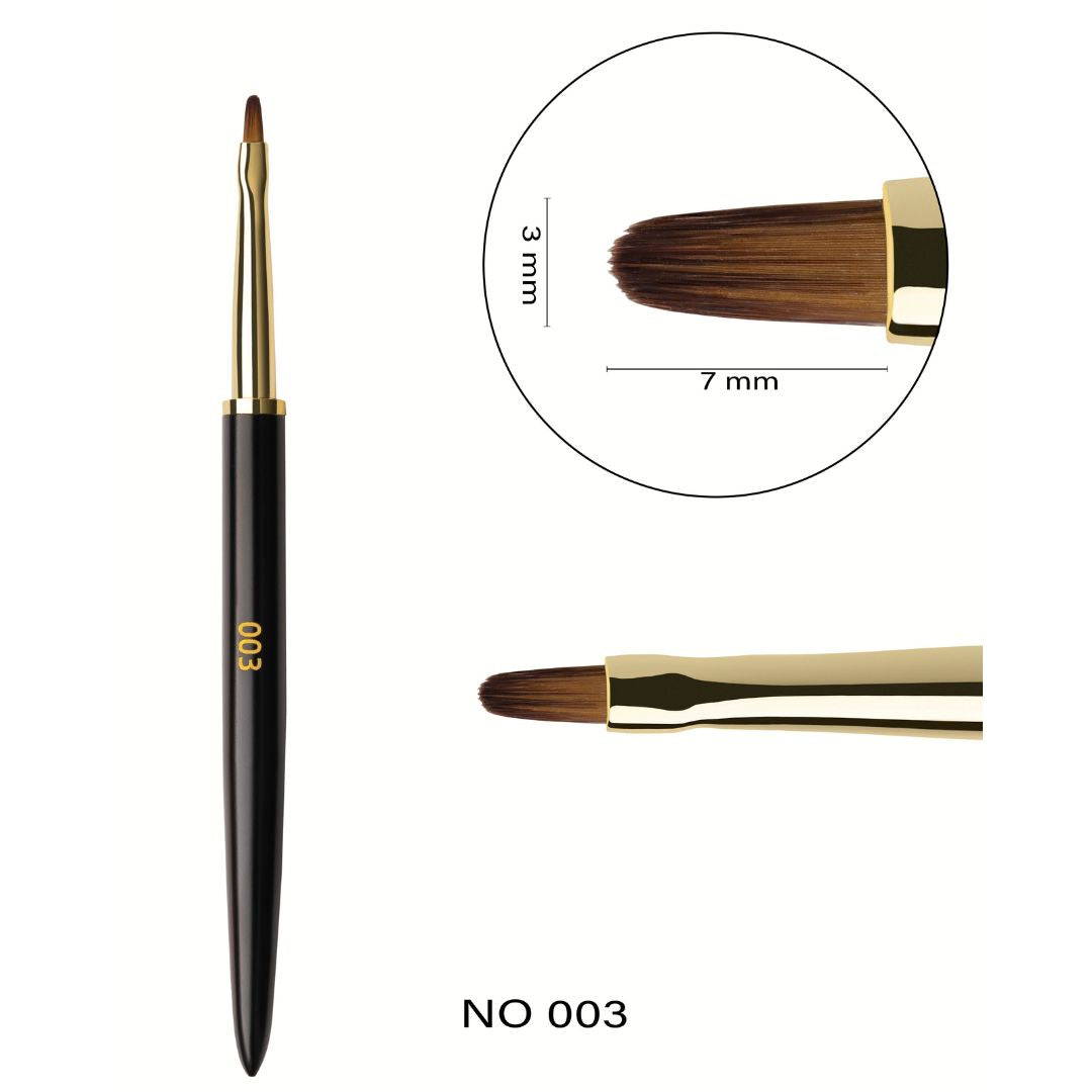 Flat Nail Brush for avansert skyggelegging og gradienteffekter i neglekunst.