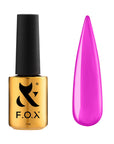 F.O.X Top Rainbow: Rosa, levende top coat for strålende og holdbare negler.
