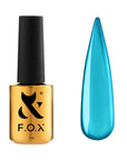 F.O.X Top Rainbow: Blå top coat for en strålende og livlig finish på neglene.