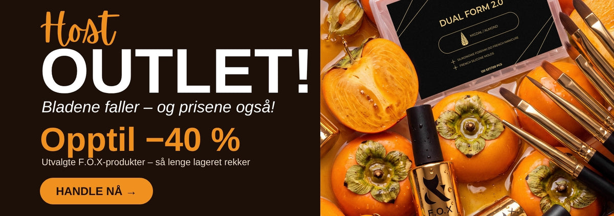 Høst OUTLET – opptil 40 % rabatt på utvalgte F.O.X-produkter