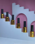 F.O.X Top Rainbow – Samling av 6 fleksible top coats med halvtransparent effekt.