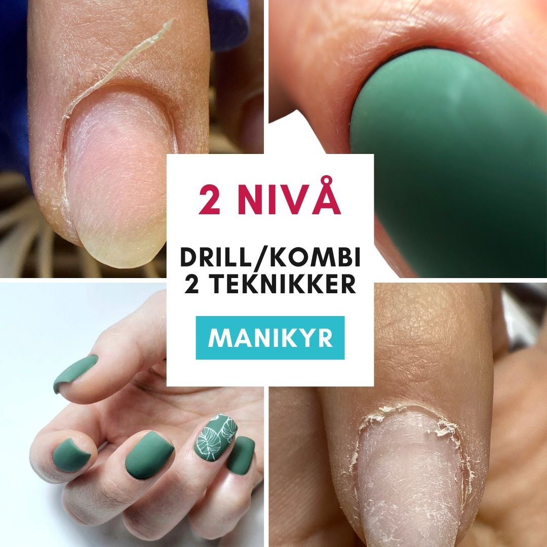 Manikyr kurs nivå 2 med drill og kombi teknikker