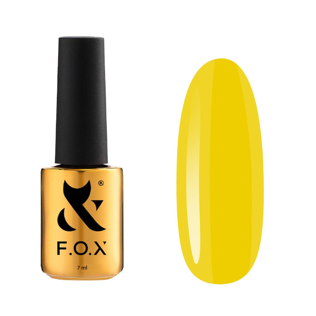 Knallgul F.O.X Akryl Gel Bottle for energisk og livlig manikyr.