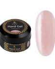 Hard Gel GLITZ ROSE – Selvutjevnende gel med rosegull-glitter for en elegant finish.