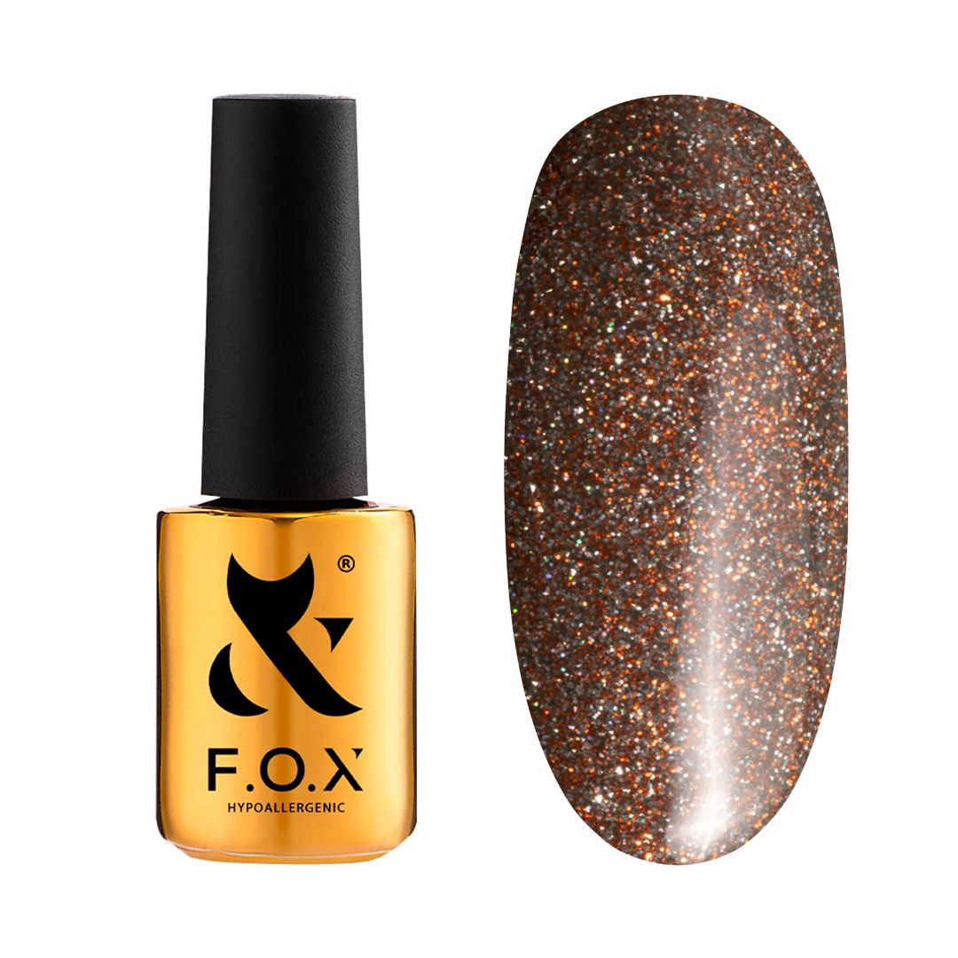 F.O.X Sparkle gele neglelakk: opplev den magiske glansen.