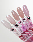F.O.X Acryl Gel Silk – 5 kamuflasjefarger i semi-transparent nude nyanser.