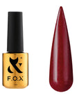 Rød gellack raspberry tone F.O.X Moulin Rouge 010