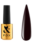 Dark Cherry – Halvtransparent mørk kirsebærrød top coat.