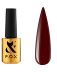 Burgundy nyanse – Elegant burgunder  Top coat med rik dybde.