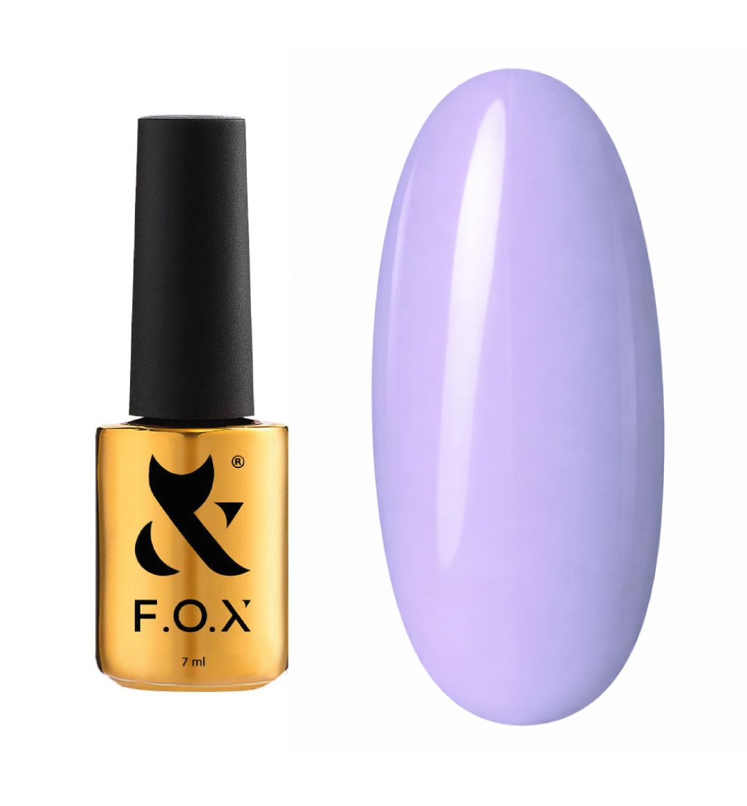 Lavendel lilla gellack pastel F.O.X Spring 003 lys tone