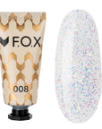 F.O.X Nano Polygel 008 med fint flerfarget glitter