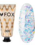 Nano Polygel med store flerfargede glitterpartikler