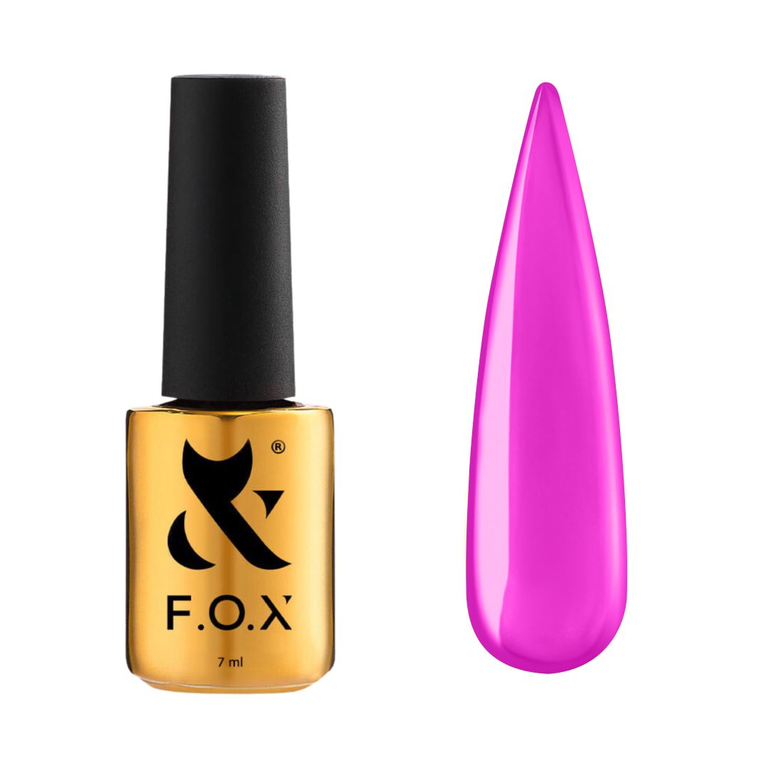 F.O.X Top Rainbow: Rosa, levende top coat for strålende og holdbare negler.