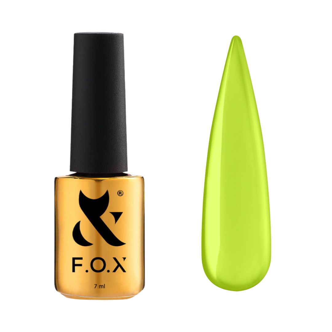 F.O.X Top Rainbow: Gul top coat for en frisk og energisk neglelook.