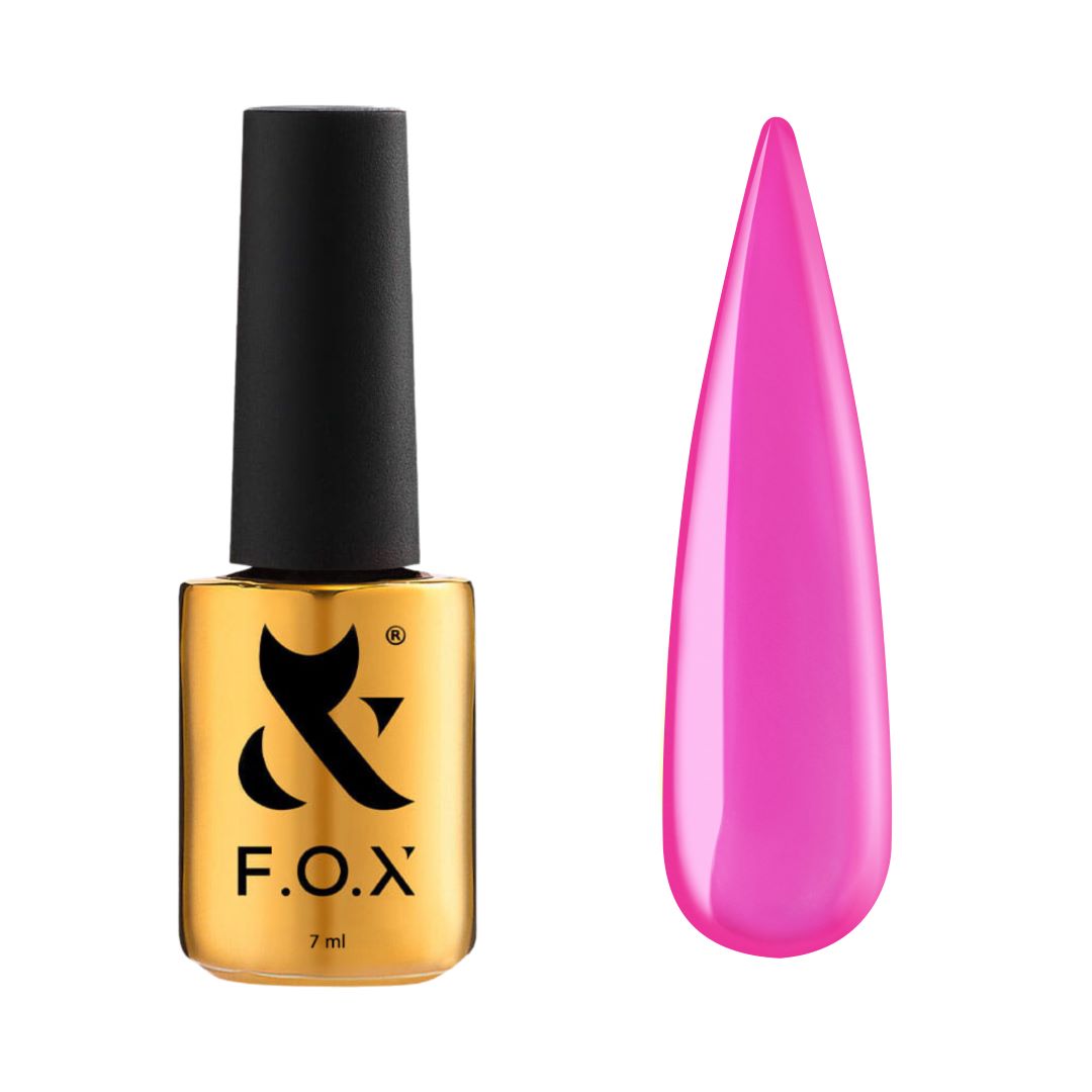 F.O.X Top Rainbow: Lys rosa top coat for en lekfull og livlig neglelook.