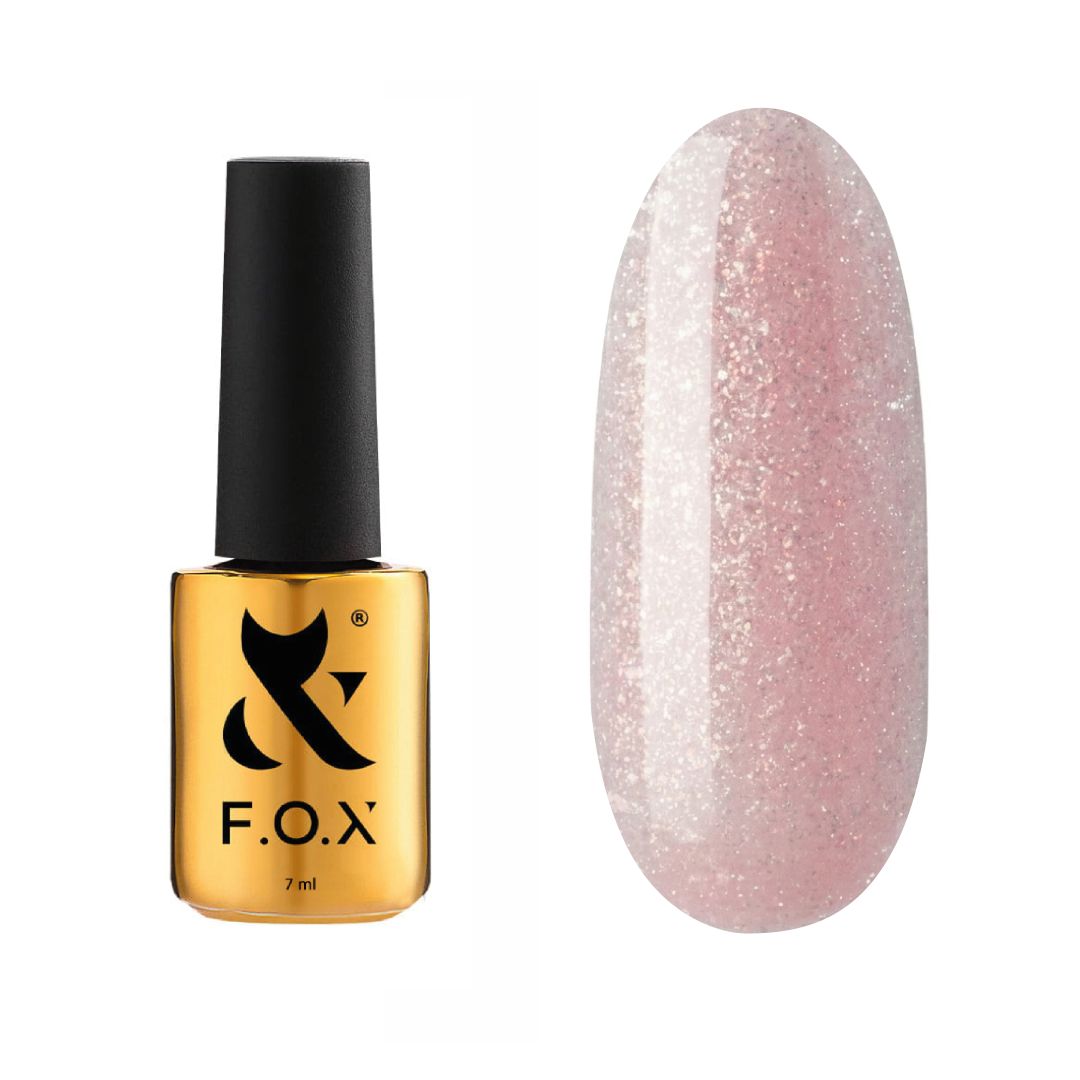 Top coat rosa shimmer F.O.X Top Tonal 016