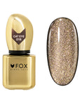 Bronsebrun F.O.X Cat Eye gellack 018 med cat eye effekt