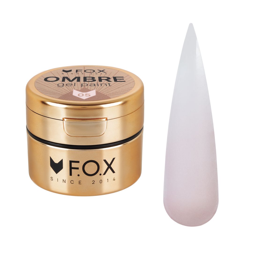 Lys rosa F.O.X Ombre Gel Paint 05 for gradient negler
