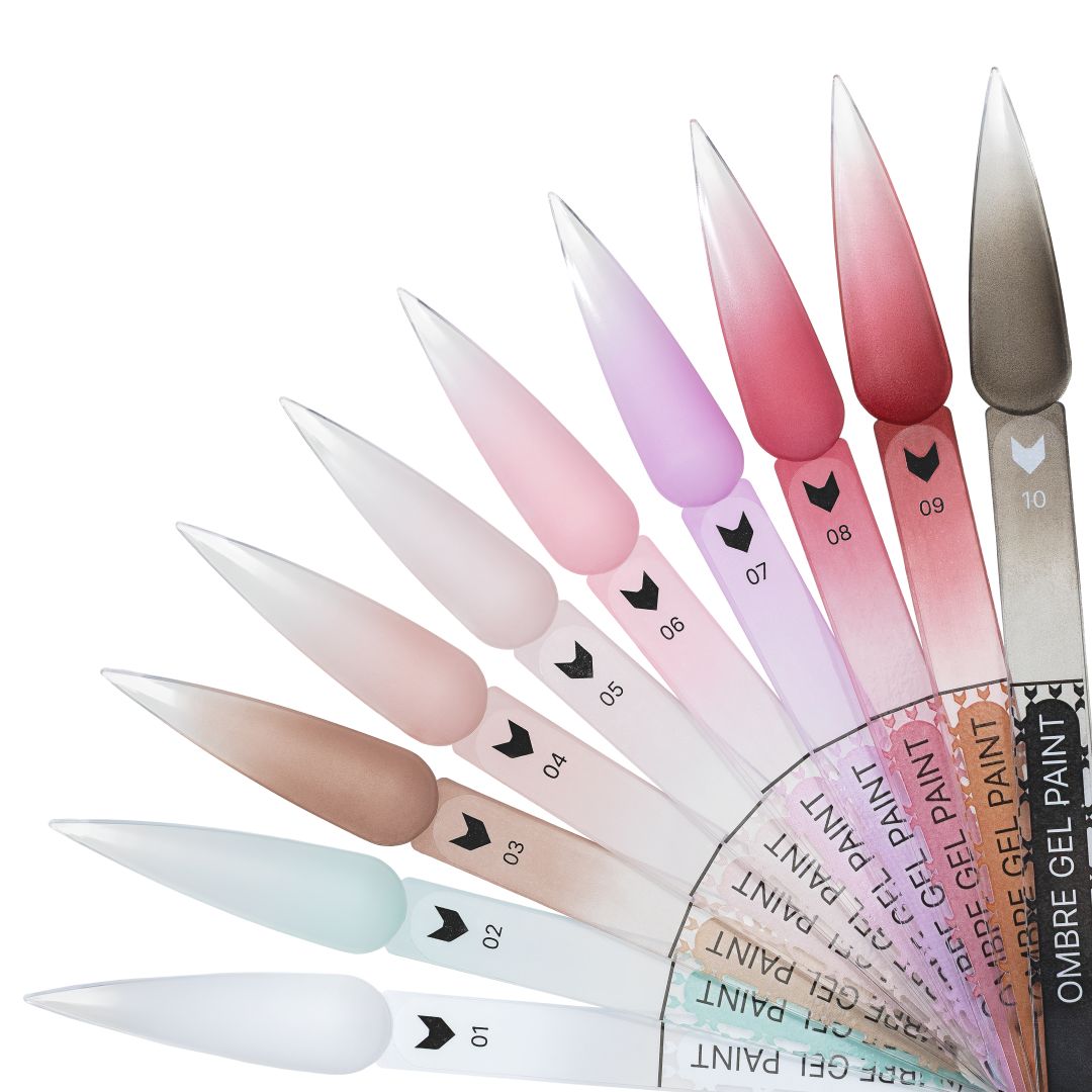 10 Gelmaling for ombre og negledesign – F.O.X