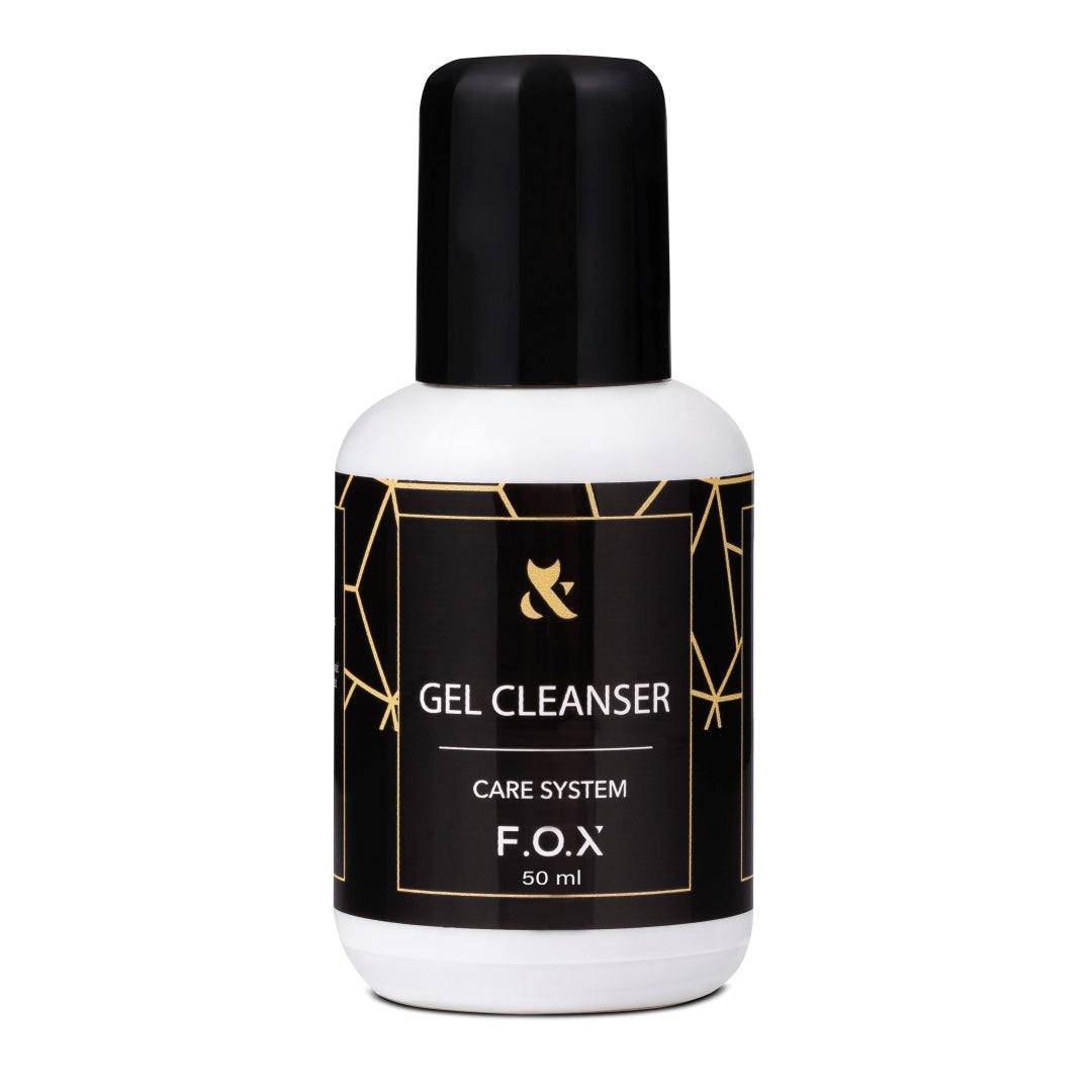 F.O.X Gel Cleanser 50ml flaske for gelbelegg avslutning.