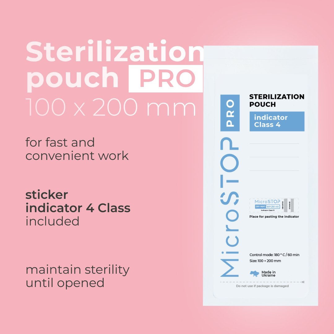 Steriliseringsposer PRO 100x200mm 100stk