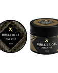 Builder Gel One Step er en gjennomsiktig, enfaset gel som tilbyr en alt-i-ett løsning for neglemodellering og -korrigering.