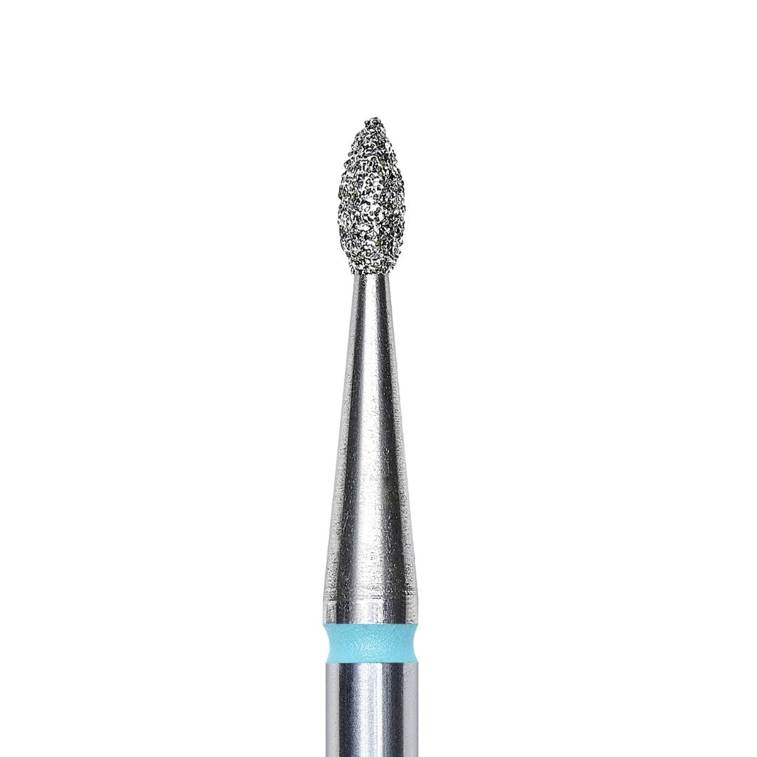 Diamond drill bits &quot;Dråpe&quot; B=1,6mm H=4mm blå