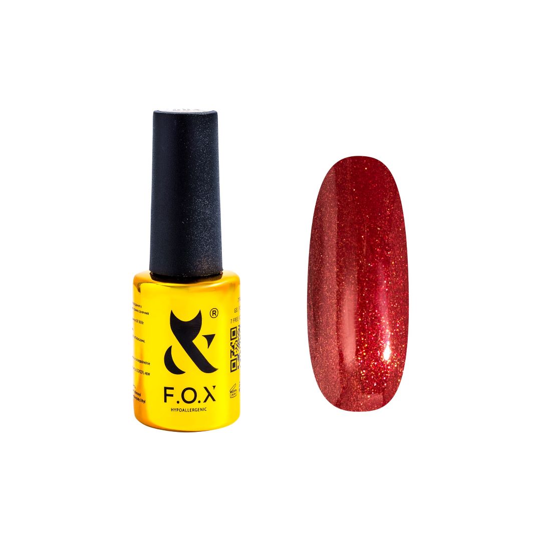 Glitter Gel polish F.O.X Fetish 006 7ml