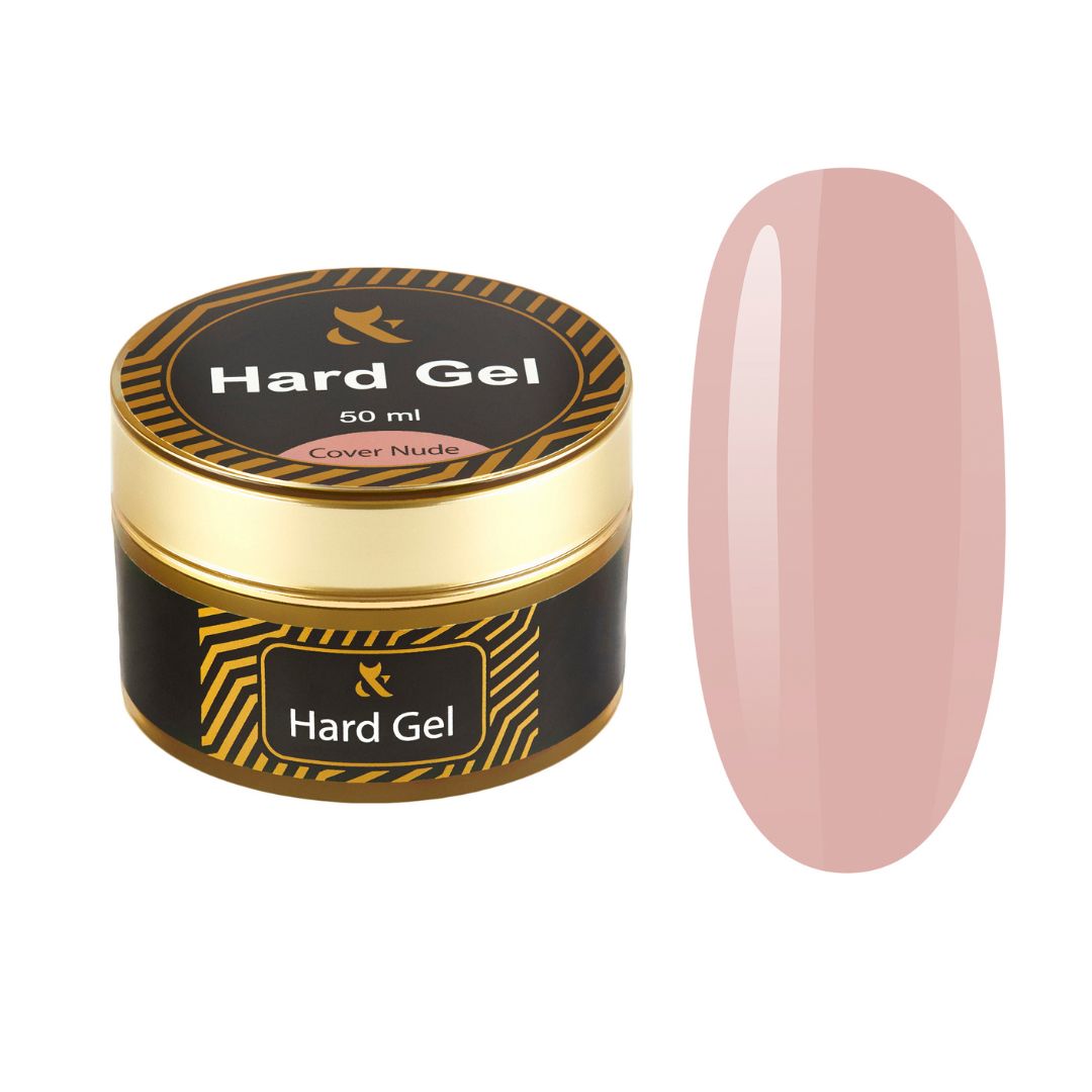 Hard Gel cover nude tilbyr en naturlig og elegant finish.