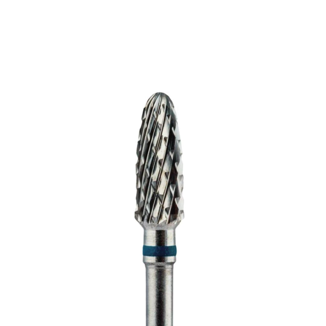 KMIZ Carbide drill bit "Mais" B=4,0mm H=9mm blå - Neglbutikk.no