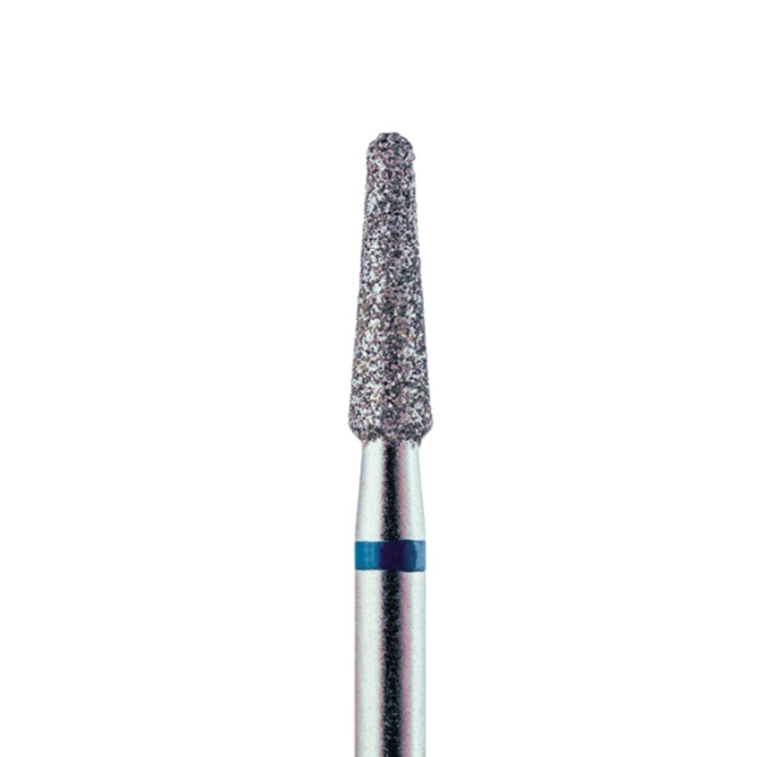 Diamond drill bits &quot;Pinne&quot; avrundet H=10,5mm B=2,7mm  blå