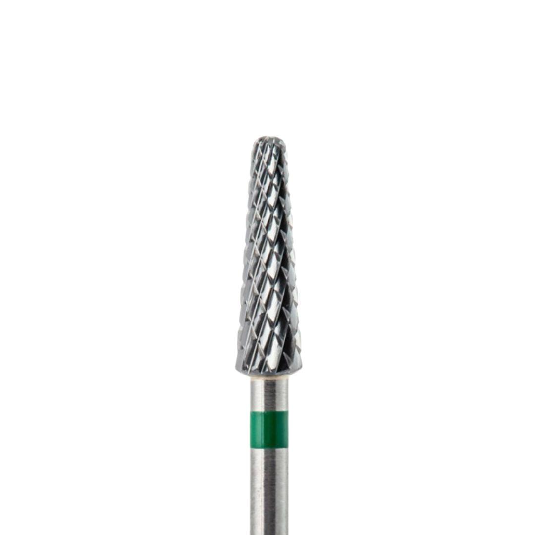KMIZ Carbide drill bit "Pinne" B=4,0mm H=13mm grønn - Neglbutikk.no