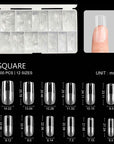 Soft Gel Tips Square 600stk